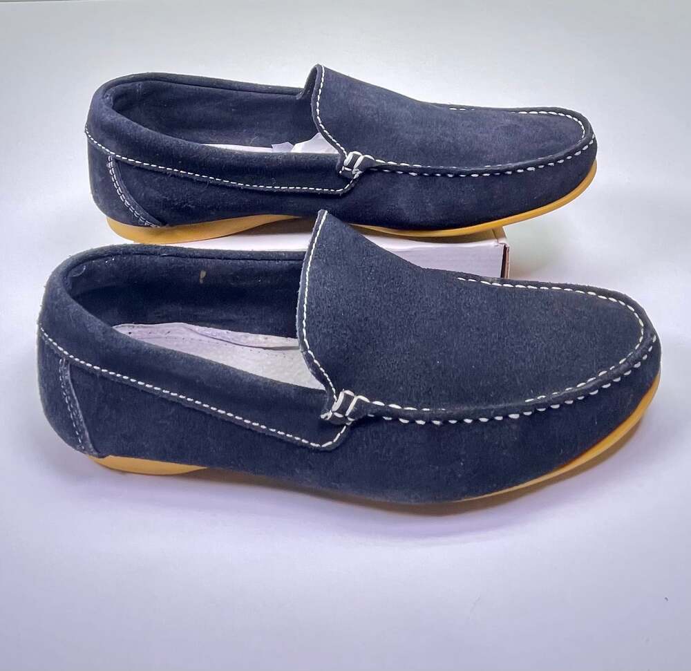 Kenneth Cole Reaction Trivia Contest Navy Suede Driving Loafers Men’s 8